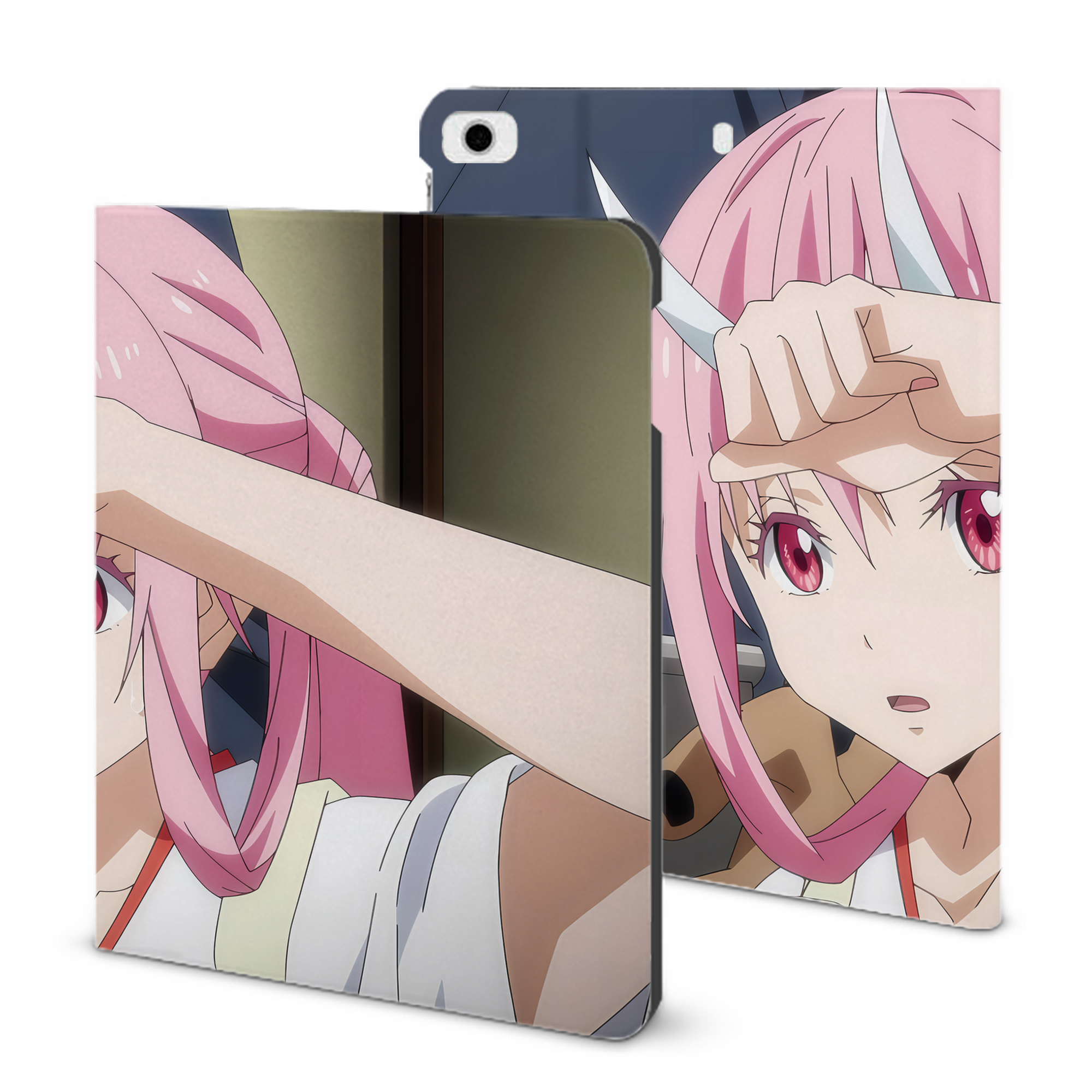 （画像用） 転スラ Regarding Reincarnated to Slime IPad ケース ブック型 PUレザー TPU 耐衝撃 軽量 薄型 ペン収納なし 全面保護 IPad 各モデル対応